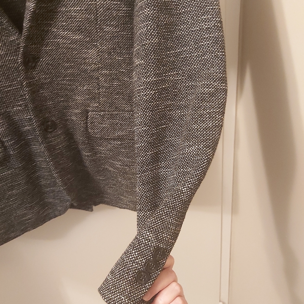 ZARA MAN Size 38 dark grey men's blazer jacket - Picture 7 of 10